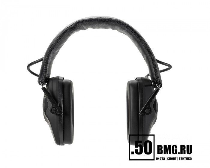 Наушники активные ShotTime 32 NRR 22dB, кожа, поролоновые амбушюры