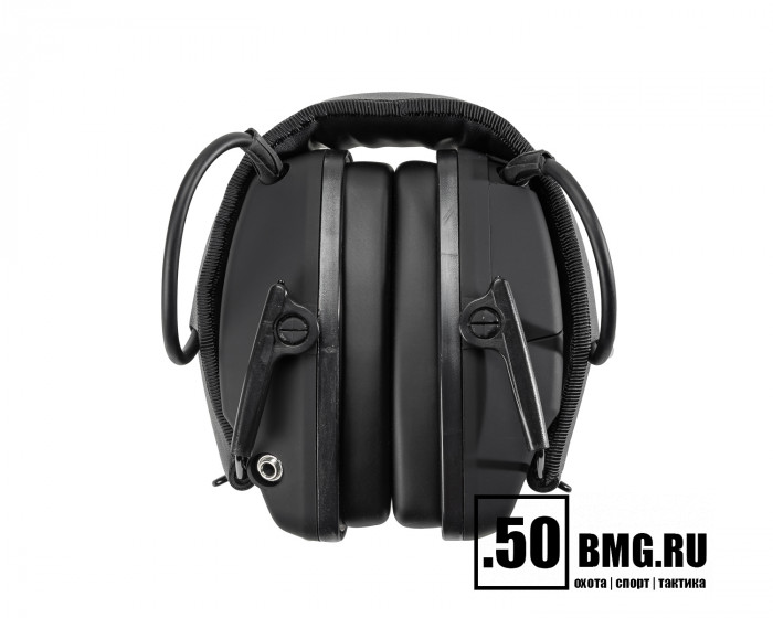 Наушники активные ShotTime 32 NRR 22dB, кожа, поролоновые амбушюры