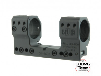 Тактический кронштейн Spuhr SP-4602 кольца 34мм на Picatinny/Weaver (6 MIL/20,6 MOA, Н-38 мм)