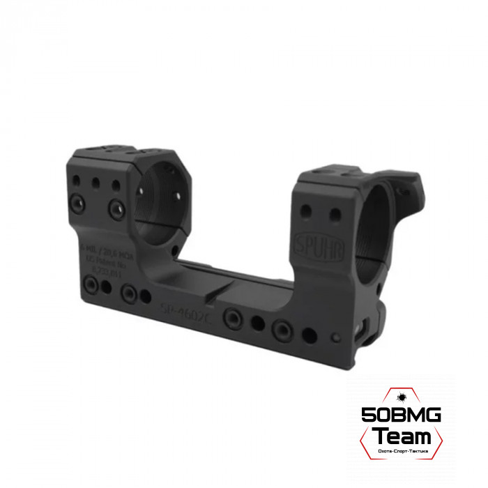 Тактический кронштейн Spuhr SP-4602 кольца 34мм на Picatinny/Weaver (6 MIL/20,6 MOA, Н-38 мм)