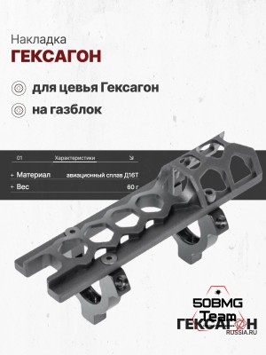 Накладка для цевья на газблок