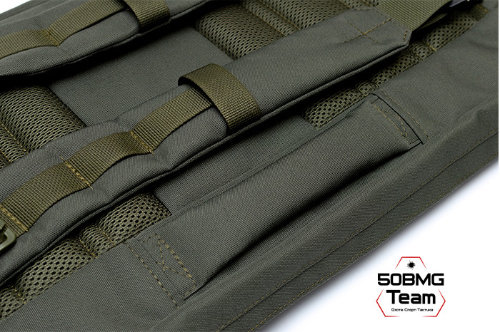 Чехол-рюкзак 50BMG Team Кордура 1000, 125х30х6см (Olive Green)