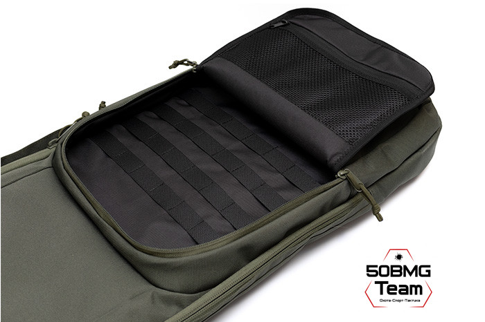 Чехол-рюкзак 50BMG Team Кордура 1000, 125х30х6см (Olive Green)