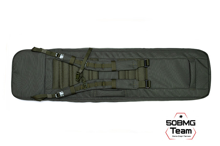 Чехол-рюкзак 50BMG Team Кордура 1000, 125х30х6см (Olive Green)