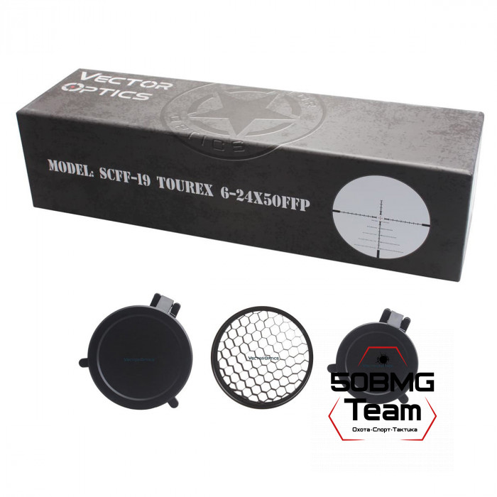 Оптический прицел Vector Optics Tourex 6-24x50 FFP кольца 30мм