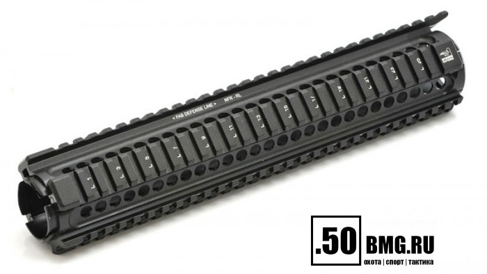 Тактическое цевье FAB Defense для M4, M16 и AR15, 4 базы Weaver (NFR-RL)