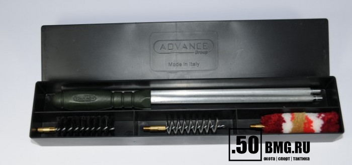 Набор для чистки NIMAR к. 410, шомпол 3 секции алюминий, пенал (200.1410)