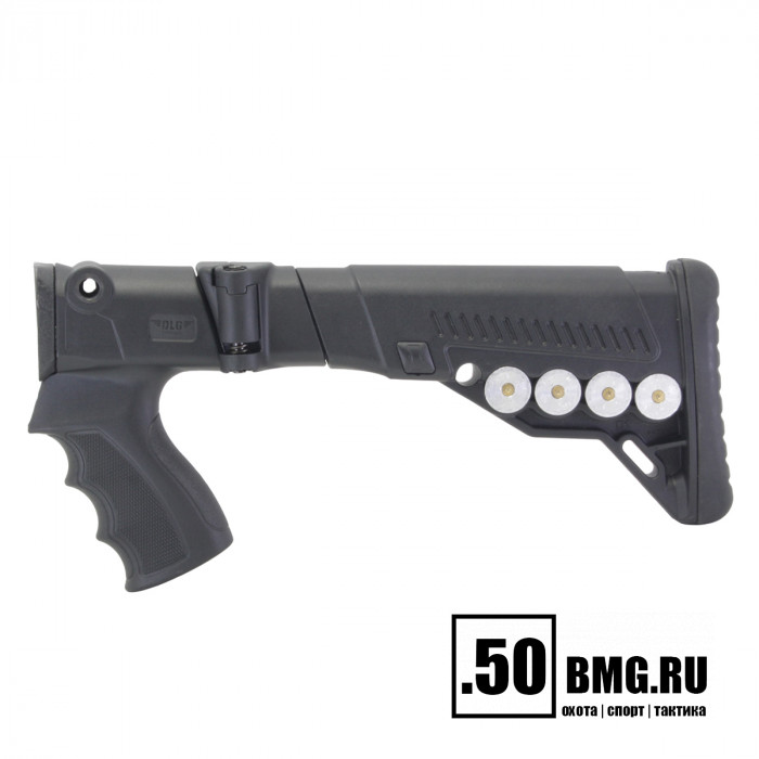 Телескопический складной приклад DLG Tactical на ИЖ-81 с патронташем (DLG081s121i)
