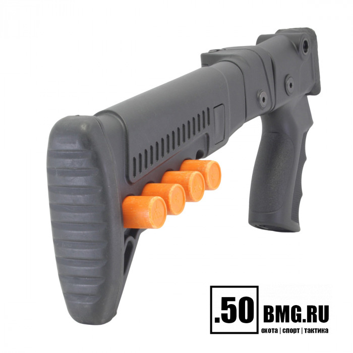 Телескопический складной приклад DLG Tactical на ИЖ-81 с патронташем (DLG081s121i)