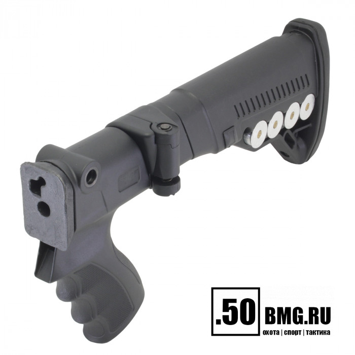 Телескопический складной приклад DLG Tactical на ИЖ-81 с патронташем (DLG081s121i)