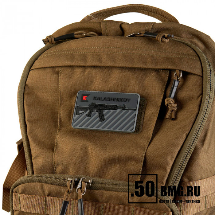 Патч велкро Концерн Калашников 90х46мм черный асфальт АК12 (1036)