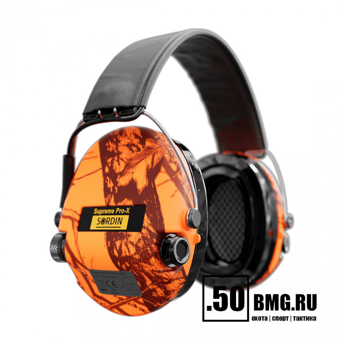 Наушники активные MSA Sordin Supreme Pro-X LED Blaze (75302-X-09-S)