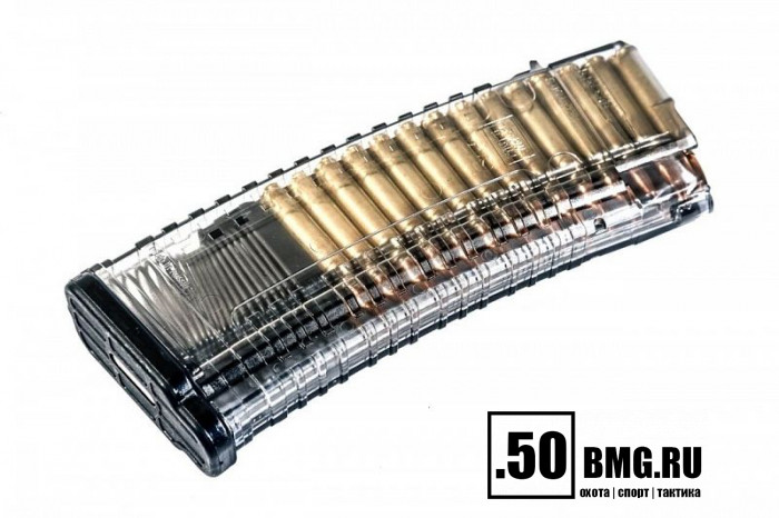 Магазин Pufgun на Сайга МК223 5,56х45/.223 30 патронов прозрачный (MAG SG223 30/TR)
