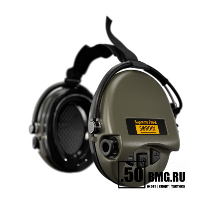 Наушники активные MSA Sordin Supreme Pro-X Neckband, Green(76302-X-S)