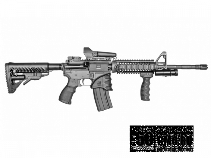 Тактическое цевье FAB Defense для M4, M16 и AR15, 4 базы Weaver (NFR)