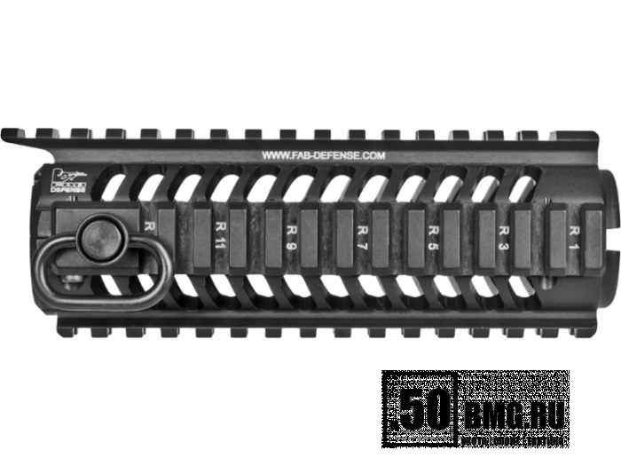 Тактическое цевье FAB Defense для M4, M16 и AR15, 4 базы Weaver (NFR)
