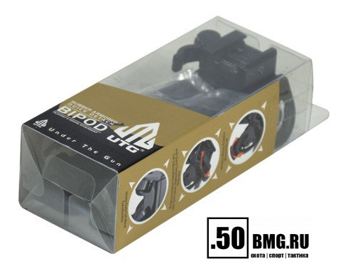 Сошки Leapers UTG быстросъемные на Weaver, высота 15-22 см (TL-BP20Q)