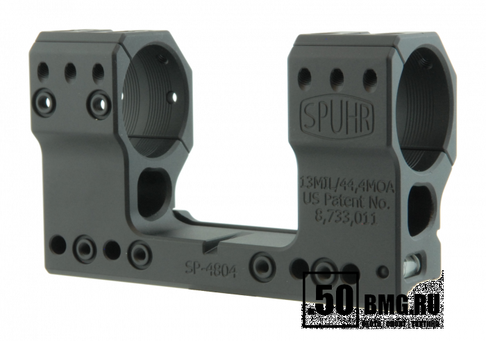 Кронштейн Spuhr SP-4804 кольца 34мм на Picatinny/Weaver (13 MIL/44,4 MOA, Н-48 мм)