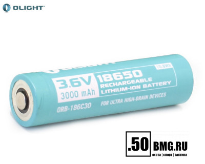 Аккумулятор 18650 Li-ion Olight HDC ORB-186S30 3000 мАч
