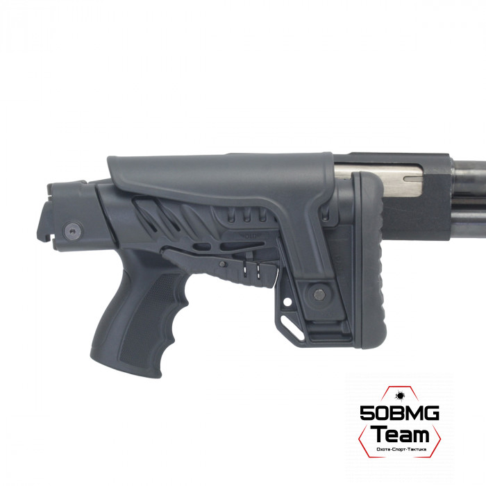 Телескопический складной приклад DLG Tactical на ИЖ-81 с подщечником (DLG056s121i)