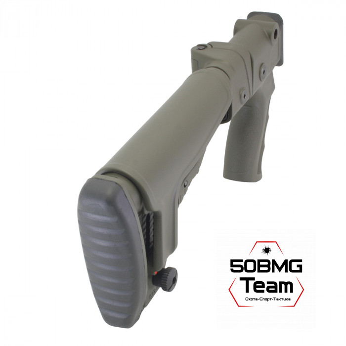 Телескопический складной приклад DLG Tactical на ИЖ-81 с подщечником (DLG056s121i)