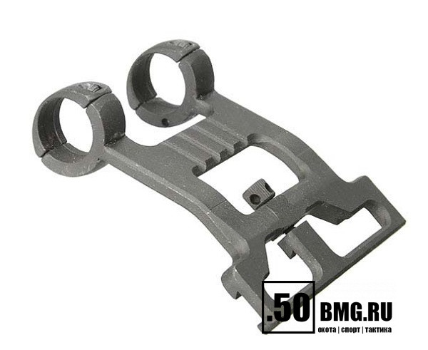 Боковой кронштейн ЭСТ СБ-W2 кольца 30 мм на АК, Сайга, Вепрь