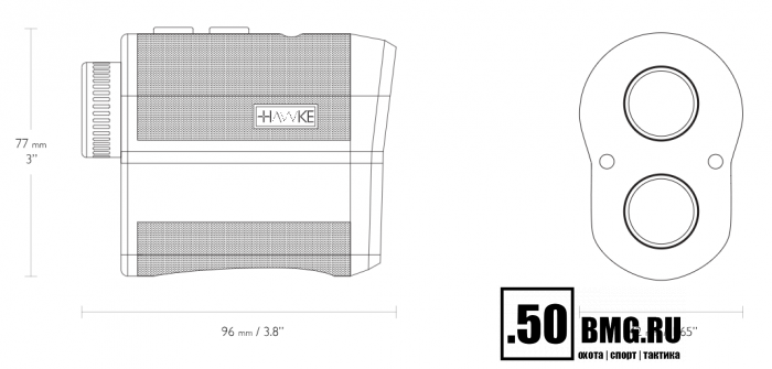 Лазерный дальномер Hawke LRF 400 Hunter