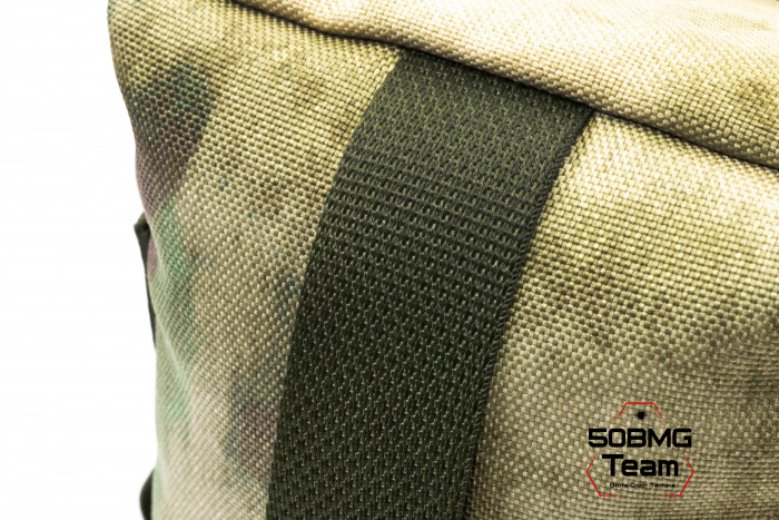 Баррикадный мешок Х-бэг 50BMG Team с возможностью крепления на оружие через платформу "Бабочка" (Moss)