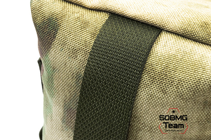 Баррикадный мешок Х-бэг 50BMG Team с возможностью крепления на оружие через платформу "Бабочка" (Moss)