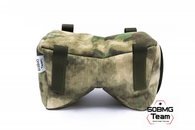 Баррикадный мешок Х-бэг 50BMG Team с возможностью крепления на оружие через платформу "Бабочка" (Moss)