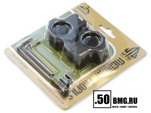 Кольца Leapers UTG 25.4 мм на «Ласточкин хвост», средние (RGPM-25M4)