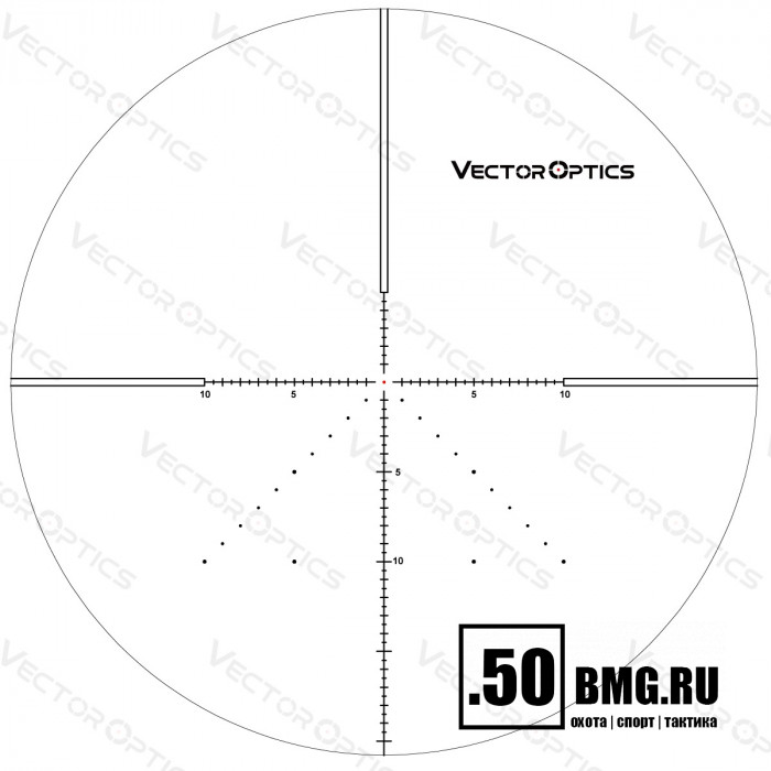 Оптический прицел Vector Optics Veyron 6-24x44 IR FFP кольца 30мм (для пневматики)