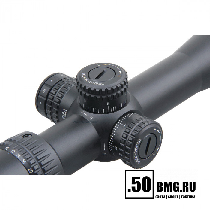 Оптический прицел Vector Optics Veyron 6-24x44 IR FFP кольца 30мм (для пневматики)