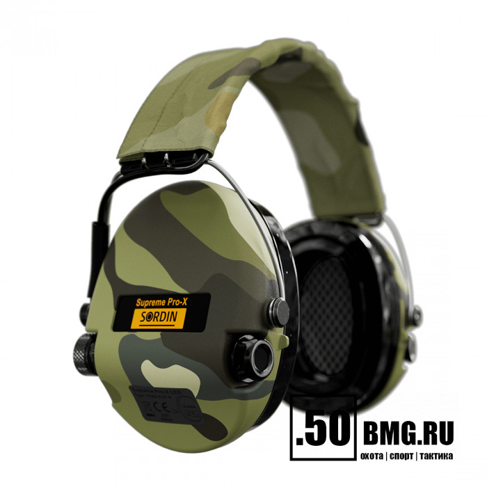 Наушники активные MSA Sordin Supreme Pro-X LED Camo (75302-X-08s)