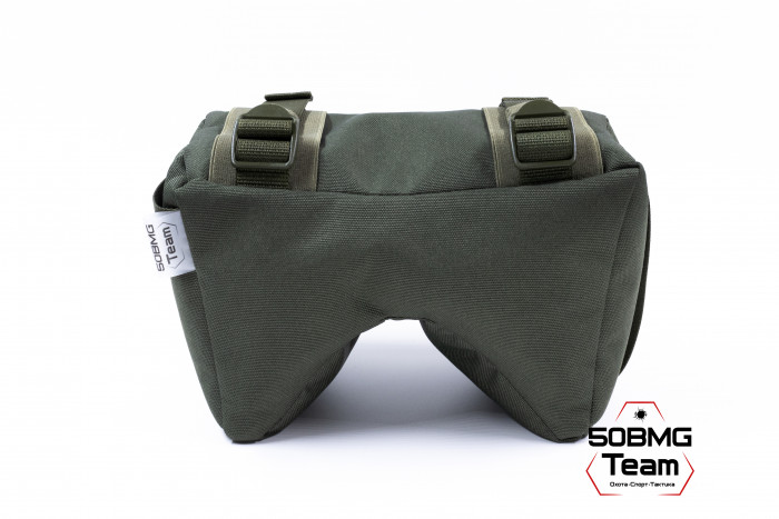 Баррикадный мешок Х-бэг 50BMG Team с возможностью крепления на оружие без использования платформы (Olive Green)