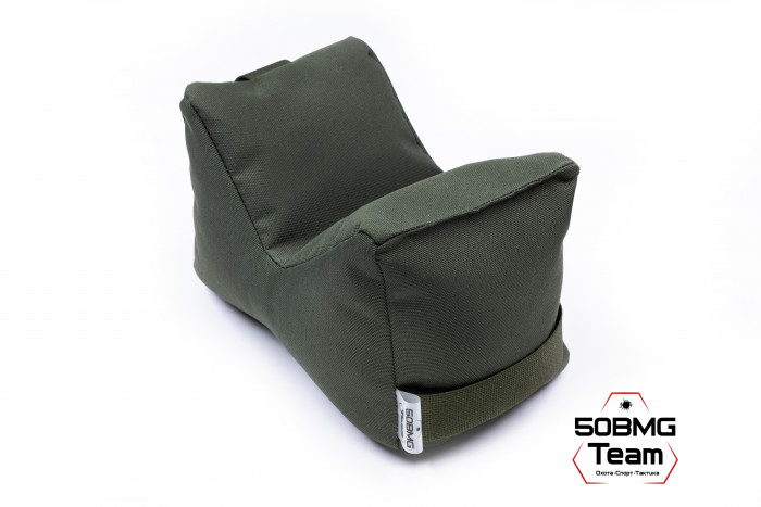 Баррикадный мешок Х-бэг 50BMG Team с возможностью крепления на оружие без использования платформы (Olive Green)