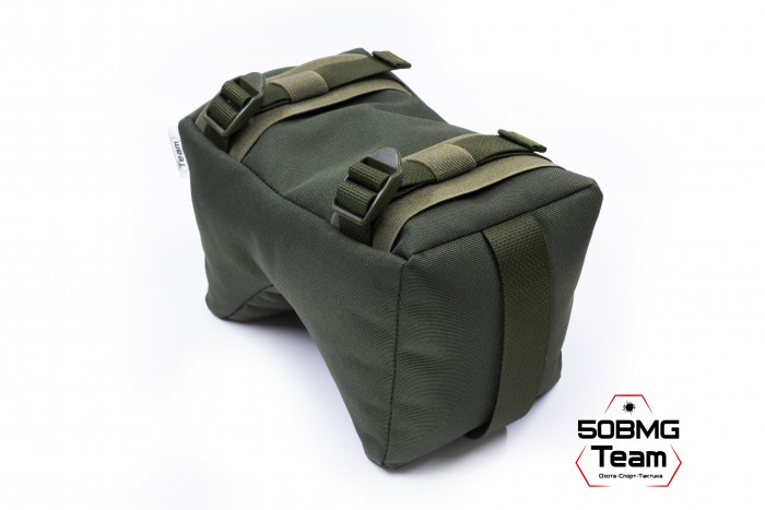 Баррикадный мешок Х-бэг 50BMG Team с возможностью крепления на оружие без использования платформы (Olive Green)