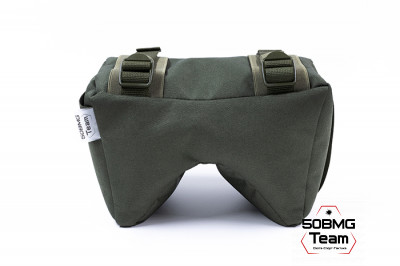 Баррикадный мешок Х-бэг 50BMG Team с возможностью крепления на оружие без использования платформы (Olive Green)