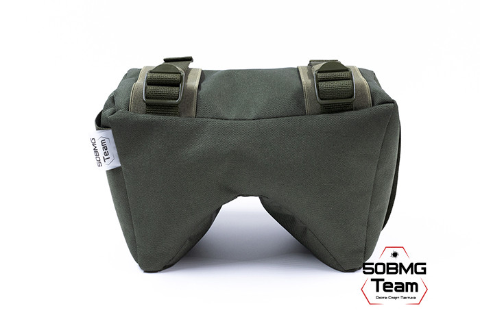 Баррикадный мешок Х-бэг 50BMG Team с возможностью крепления на оружие без использования платформы (Olive Green)