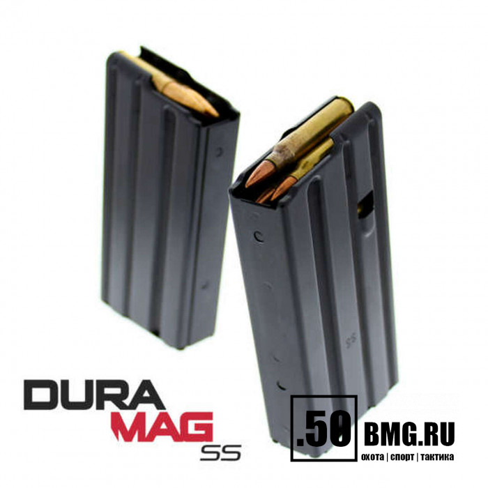 Магазин DuraMag для AR-15/M4/M16 кал. 223 на 20 патронов, сталь (DM22320BO)