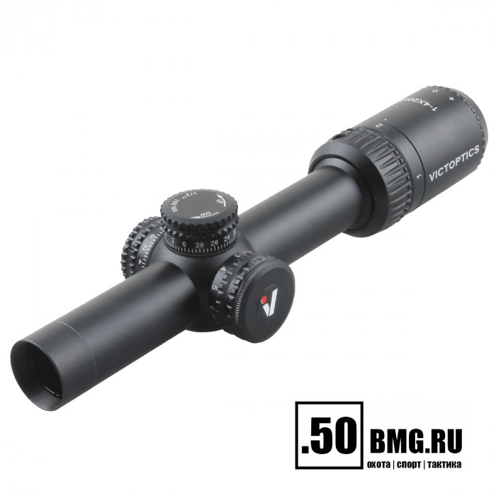 Оптический прицел Vector Optics VictOptics X4 1-4x20IR SFP кольца 25,4мм