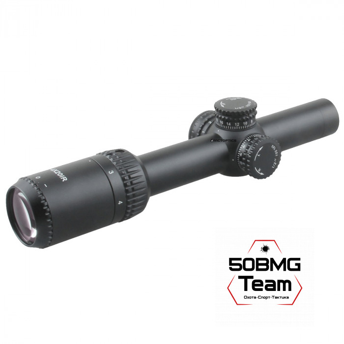 Оптический прицел Vector Optics VictOptics X4 1-4x20IR SFP кольца 25,4мм