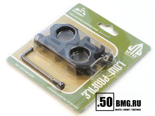 Кольца Leapers UTG AccuShot 25.4 мм на Weaver, низкие (RGWM-25L2)