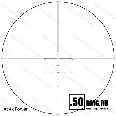 Оптический прицел Vector Optics Veyron 4-16x44 IR FFP кольца 30мм (для пневматики)