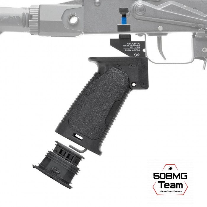 Пистолетная рукоятка Strike Industries AK Multi-Angle для АКМ/АК-74/Сайга/Вепрь с изменяемым углом
