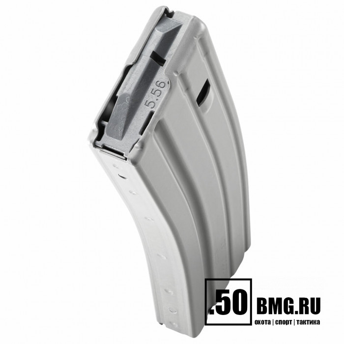 Магазин DuraMag для AR-15/M4/M16 кал. 223 на 30 патронов, алюминий (DM22330AGG)