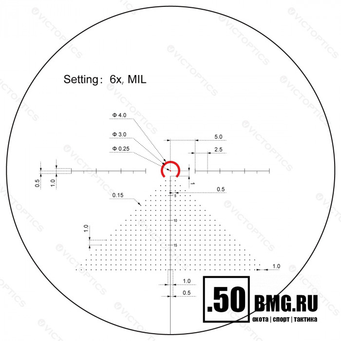 Оптический прицел Vector Optics VictOptics S6 1-6x24 SFP Coyote FDE кольца 30мм