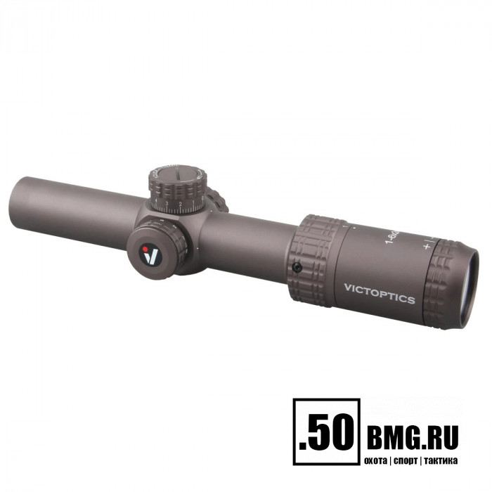 Оптический прицел Vector Optics VictOptics S6 1-6x24 SFP Coyote FDE кольца 30мм