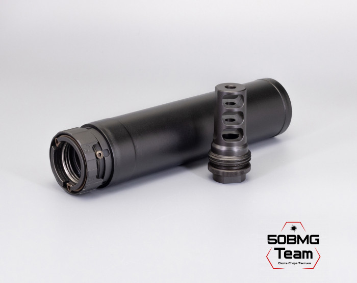 Быстросъемный ДТК закрытого типа SilencerCo Specwar 556 на AR-15/M4, кал. 223/5,45 (1/2х28 UNEF)