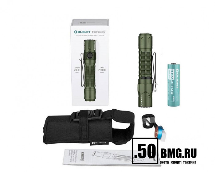 Фонарь Olight Warrior 3S OD Green